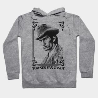 Townes Van Zandt • • Retro Aesthetic Hoodie